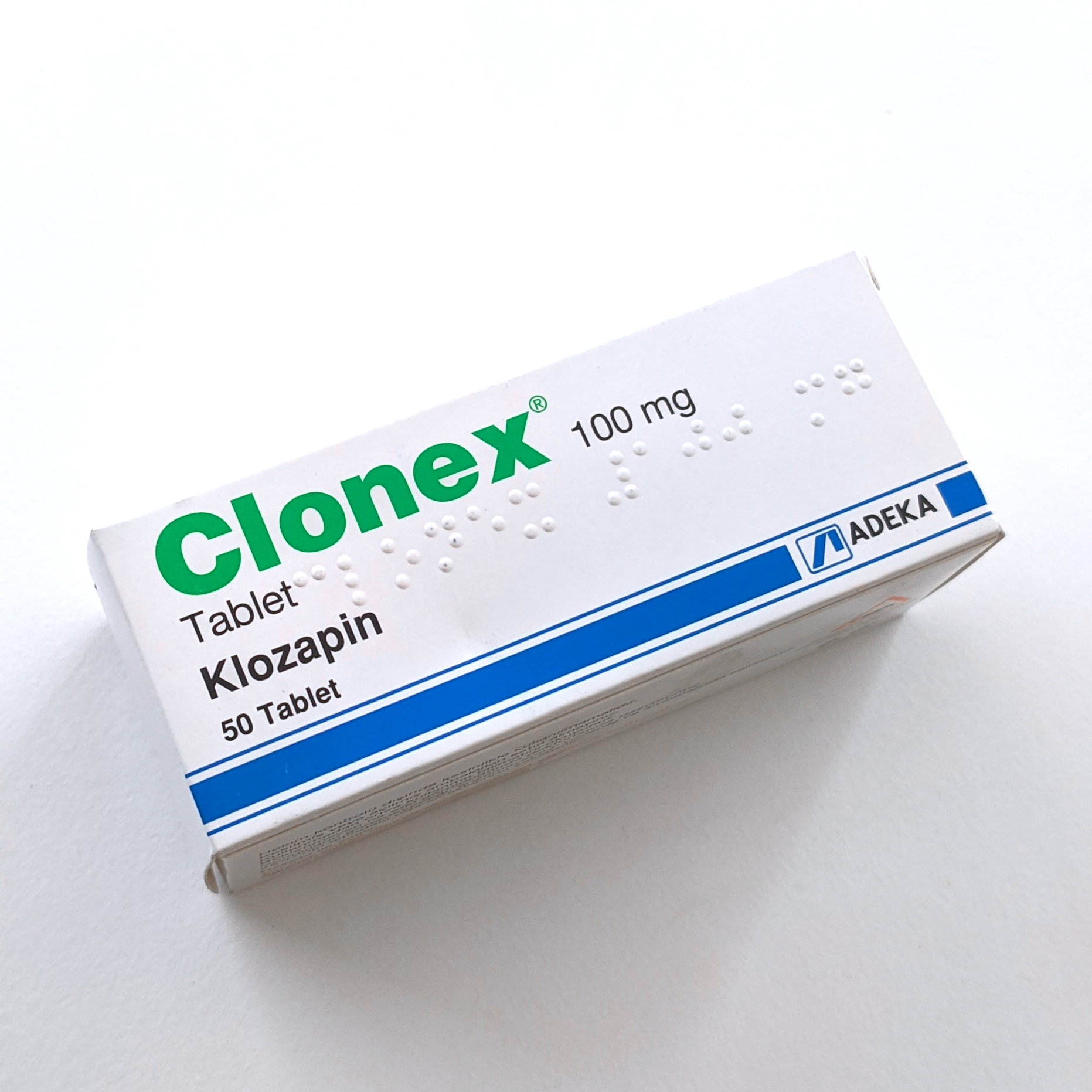 Clonex 100mg, Original, Turkey, (Clozapine) | Pakistan's