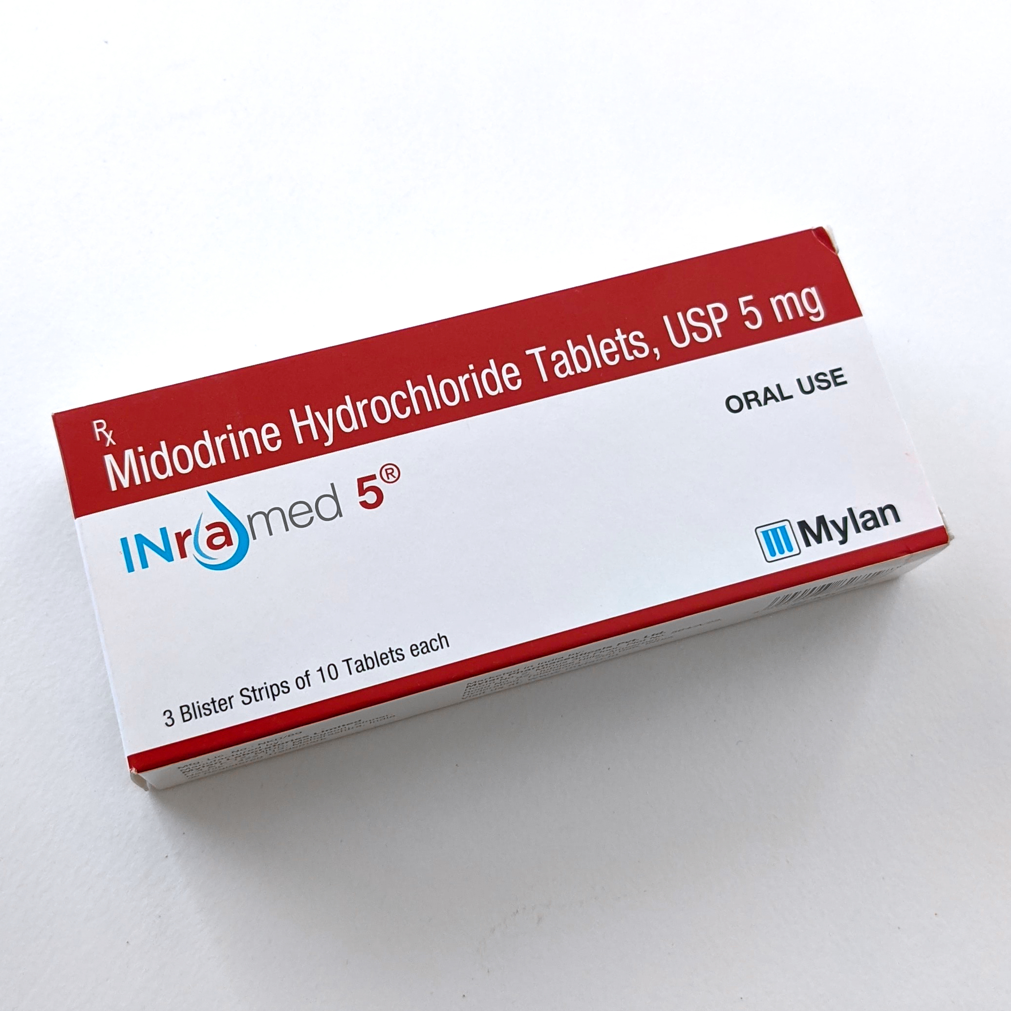 Modramin Injection Inramed 5mg, Original, India, (Midodrine) – Pakistan's only